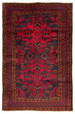 Vintage Hand-Knotted Area Rug 3'1
