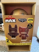 ZURU MAX FUGGLER 2 PACK BRICK BUILDS FEARSOME BAT & SQUIDGE 275 PIECES picture