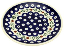 Polish Pottery Handmade Dessert Plate 6.5
