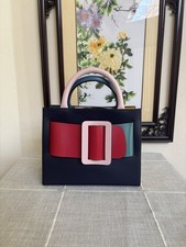 BOYY Multi Colored Bobby 23 Leather Tote picture