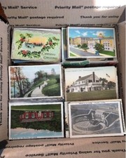 1500+ Vintage Postcard Lot Bulk US Foreign c1900s-1970s Standard 3.5x5.5 picture