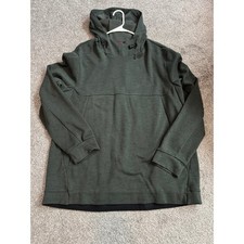 Fila Sport Mens XXL Hoodie Sweatshirt Dark Olive Green Pullover High Neck picture