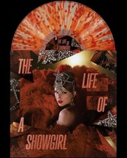 Taylor Swift Life of a Showgirl The Tiny Bubbles in Champagne Red Lipstick Vinyl picture