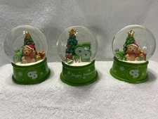 Publix 95th Anniversary Lot Of 3 Limited Edition Christmas Snow Globes See Video picture