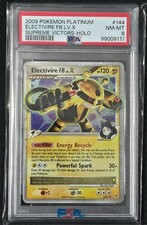 2009 POKEMON SUPREME VICTORS ELECTIVIRE FB LV X #144 PSA 8 NM #43131024 picture