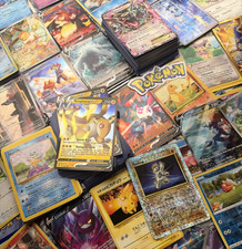 50 Pokemon Cards Guaranteed STARTER LEGENDARY LOT RARE VINTAGE 151 EX VMAX MIX picture