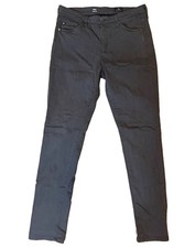 AG Adriano Goldschmied Prima Skinny Jeans | Black | Size 32 picture
