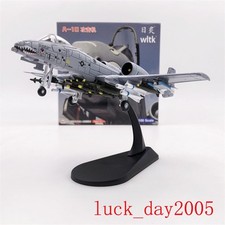 Wltk USAF A-10A Thunderbolt II Attack Plane Shark Painting 1/100 Diecast Model picture