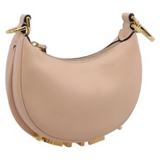 FENDI Nano Fendigraphy Hand Bag Leather Pink Gold Tone 7AS089 Auth 199003M picture