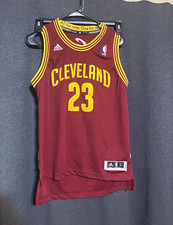 LeBron James Cleveland Cavaliers Adidas Swingman Jersey Mens Large L 23 Stitched picture