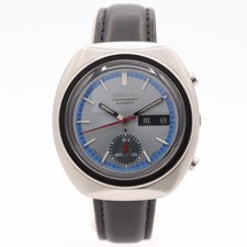 Vintage 1971 Seiko Day-Date Chronograph 21J Automatic Wristwatch Steel 6139-8002 picture