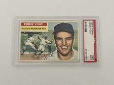 1956 Topps - Eddie Yost #128 Gray Back picture