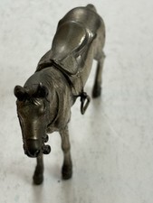 Vintage Postwar Silver Metal Toy Horse Figurine Camel Mark 3