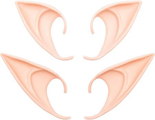 Cosplay Fairy Pixie Elf Ears - Soft Pointed Tips Anime Party Dress Up Costume Ma picture