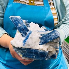 5.36 LB Natural Blue Crystal Kyanite Rough Gem mineral Specimen Healing 5966 picture