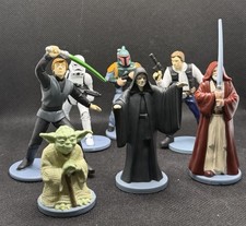 Vintage 1997-98 Star Wars Applause Figures Keychains Lot Boba Fett Vader 10pc picture