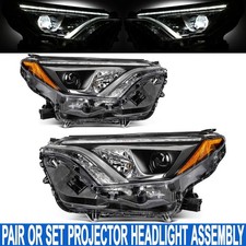 PAIR/SET Full LED DRL Projector Headlights For Toyota RAV4 Hybrid SE 2017 2018 picture