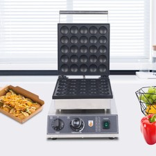 Mini Dutch Pancake Maker Poffertjes Machine for 25PCs Mini Round Pancakes picture