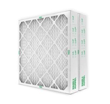 20x20x4 MERV 8 Air Filters for AC & Furnace.   2 Pack (Actual Depth: 3-3/4