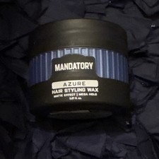 Mandatory Azure Hair Wax Matte/Natural Look Mega Hold 5.07 fl oz picture