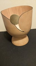 Hand Turned signed Maple wooden bowl signed Lloyd Beckman picture