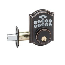 Copper Creek DBH3410TB Heritage Electronic Keypad Deadbolt Tuscan Bronze picture
