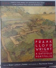 Frank Lloyd Wright: A gatefold portfolio - Hardcover - GOOD picture