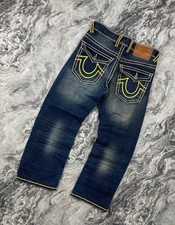 Vintage True Religion Rocco Denim Baggy Jeans Y2K Men Size 30 Blue picture