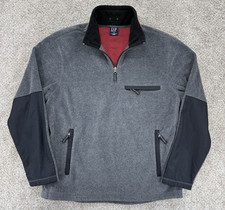 Vintage Gap 1/4 Zip Fleece Pullover Sweater Jacket Mens Large Gray Gorpcore Y2K picture
