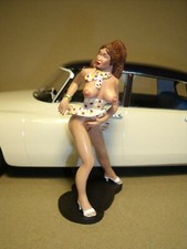 1/18 FIGURE  GIRL CAROLE  VROOM  PAINTED  FOR  AUTOART  MINICHAMPS  NOREV picture