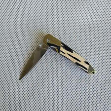 Naturally Stabilized Cholla Cactus Custom Knife Santa Fe Stoneworks Black picture
