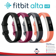 New Fitbit Alta HR Fitness Watch Black/Orange/Purple/Blue Size:Small or Large picture