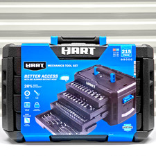 HART 215 Piece Mechanics Tool Set Multiple Drive Chrome Finish with Locking Case picture