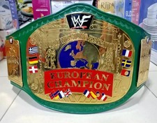 European Championship Title Wrestling Belt Hardys Jeff Replica Brass 4MM picture