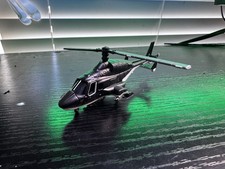 ERTL Airwolf Helicopter 1984 Diecast Refinished picture