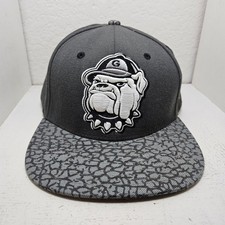Vintage Zephyr Georgetown Hoyas Gray Elephant Print Snapback Hat VTG 90s picture
