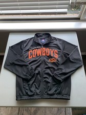 Men's GIII Carl Banks Oklahoma State Cowboys Full Zip Jacket Sz L picture