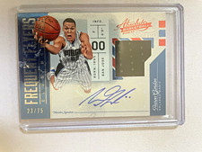 Panini 2016-17 Absolute Aaron Gordon Magic Frequent Flyers Auto #13 /75 picture