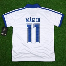 El Salvador, Men´s Retro Soccer Jersey, 1982 Mágico #11, White (Tallaje Grande) picture