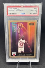 1990-91 Skybox - Michael Jordan #41 PSA 8 picture