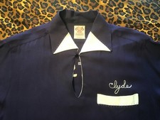 VINTAGE 40s 50s  RARE  ‘LANCER’  BOWLING SHIRT HOLLYWOOD VLV picture