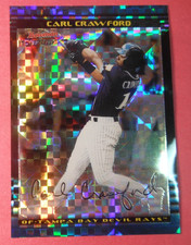 2002 Bowman Chrome Draft Picks & Prospects - Carl Crawford #BDP139 XFractor... picture