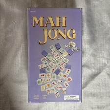 NEW Hobby Lobby Purple American Mahjong Set 152 Carved Tiles SEALED New Box picture