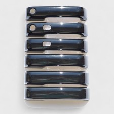Patented Snap-On Black Door Handle Cover for 15-20 Ford F-150 W/ & W/O SMARTKEY picture