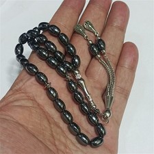 Handmade Egyptian Metal Tasbih 33 Beads Islamic Prayer Rosary Spiritual Gift picture