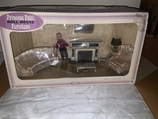 RARE PRINCESS PATTI LIVING ROOM 4518-7 WITH DOLL & DAMAGED BOX picture