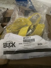 BRAND NEW Buckingham 4812Y-7 Adjustable Web Lanyard 7' Arborist Lineman picture