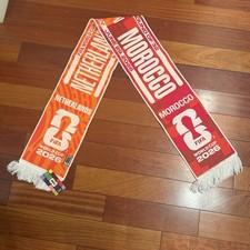 World Cup 2026 Netherlands v Morocco Match Scarf Round Of 33 NWT Monterrey picture