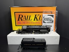 MTH RailKing 30-1307-1 Norfolk & Western 2-8-8-2 steam loco #2011 PS2 BCR LNIB picture