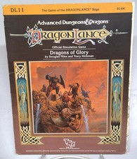 Advanced Dungeons & Dragons 1st Edition DL11 Dragons of Glory (No counters) picture